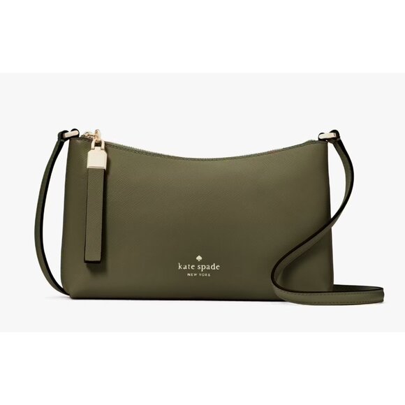 New Kate Spade Sadie Crossbody Saffiano Leather Seaweed - Picture 1 of 5